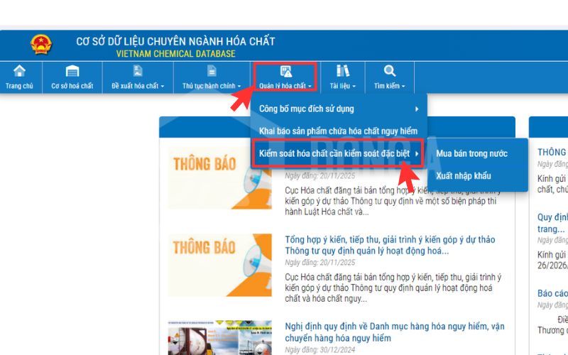 Quy định khai báo và kiểm soát hóa chất HCl theo Thông tư mới năm 2026